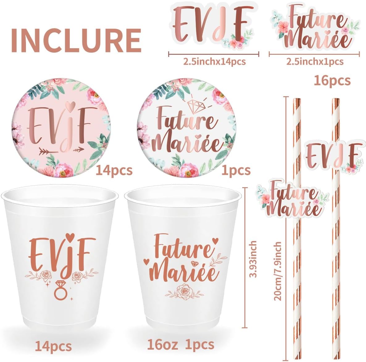 iZoeL JGA Becher Bride Tribe Cups FR