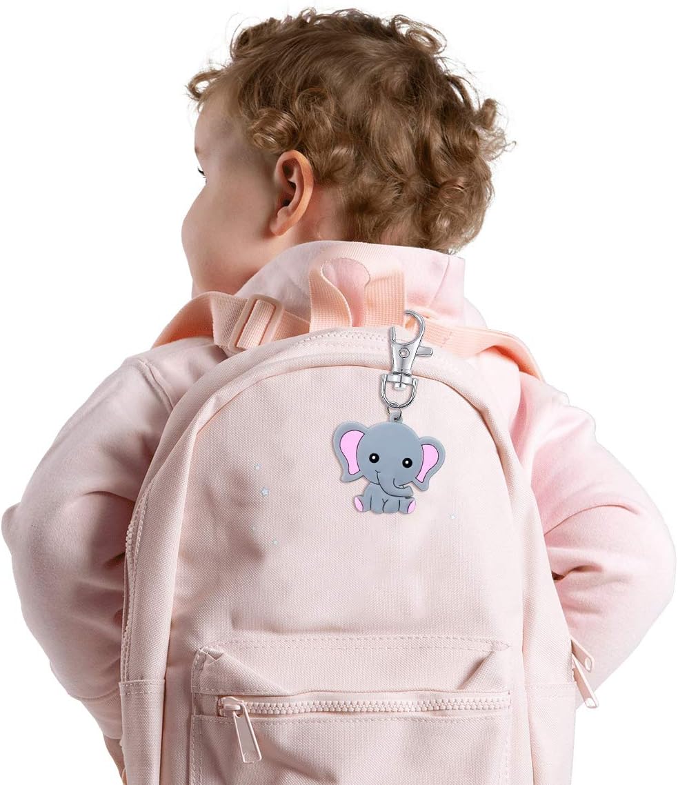 iZoeL Gastgeschenke Taufe Junge 20 Elefante Anhänger Thank you Danke Geschenke Babyparty Baby shower Kommunion Kinderggeburtstag Party Mitgebsel