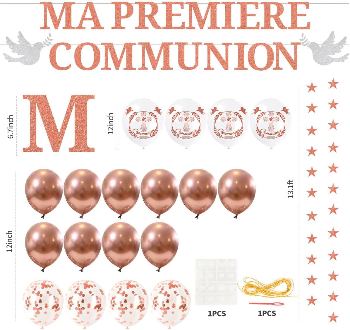 iZoeL Decoration Communion Balloon