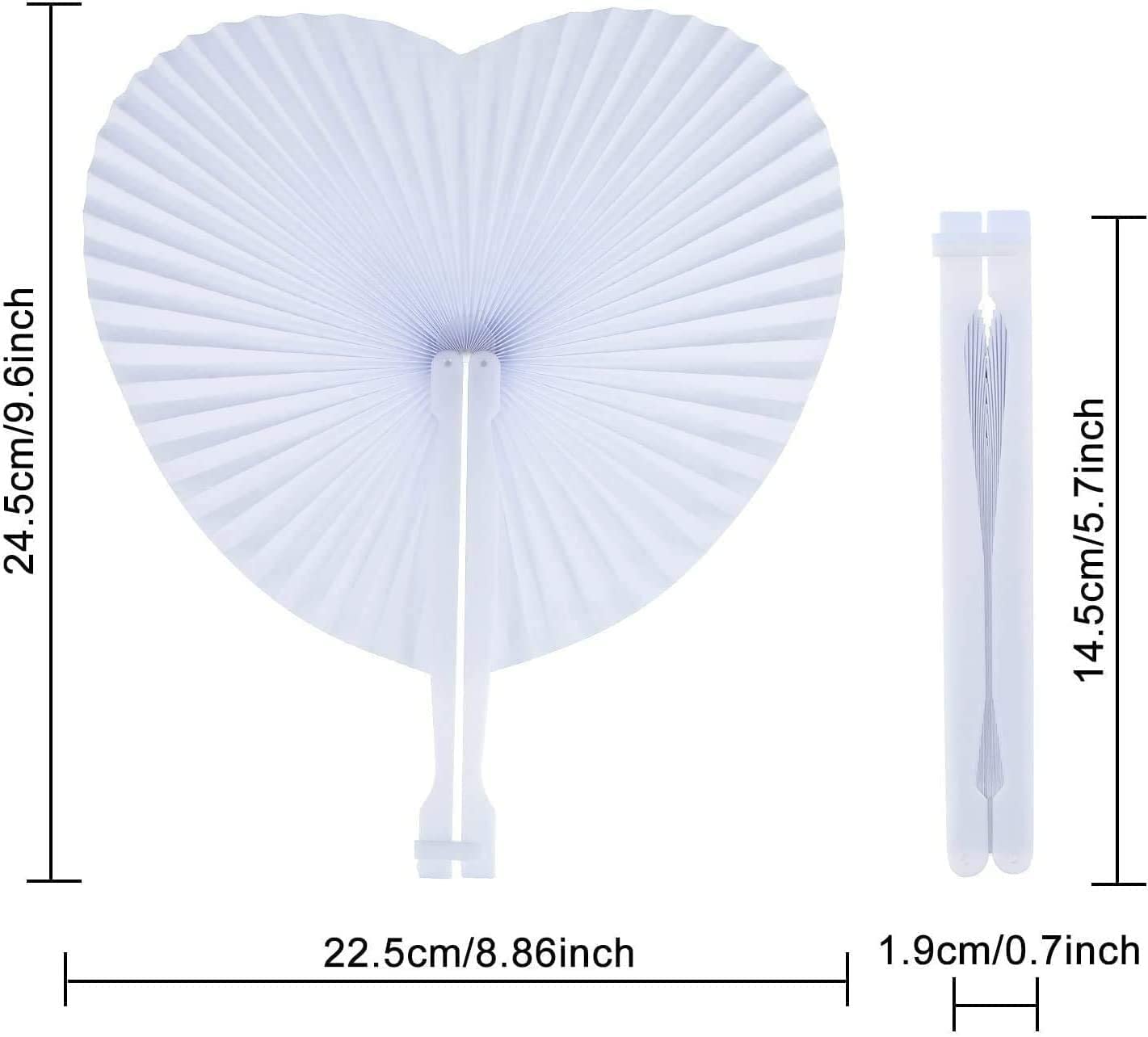 iZoeL 60pcs Hand Fan Folding