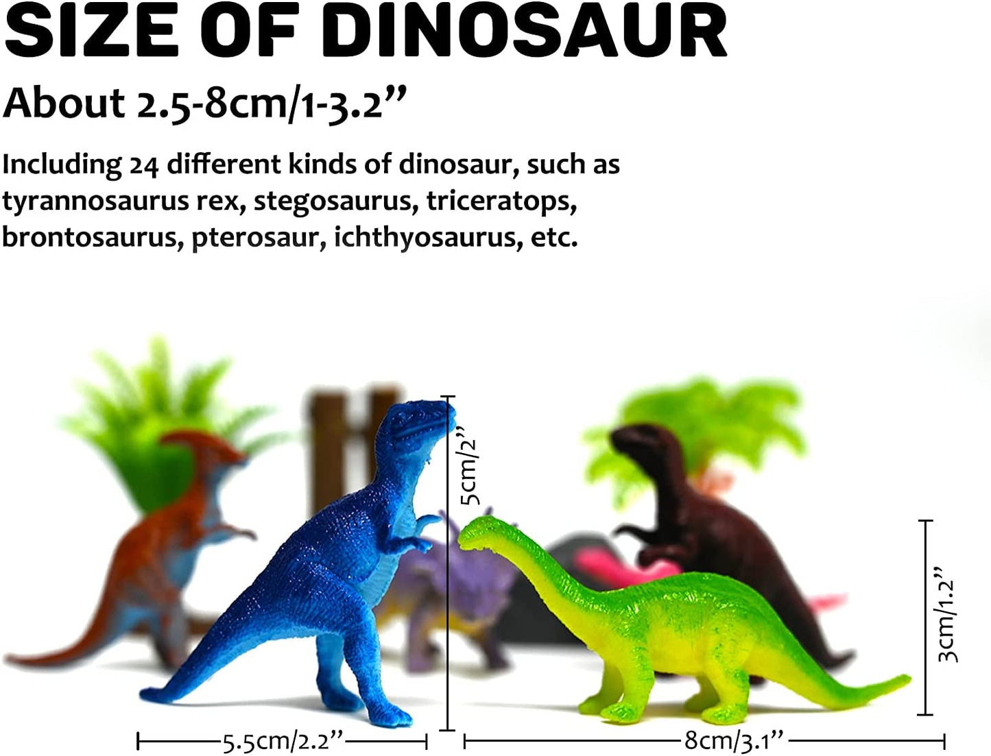 iZoeL Dinosaur Advent Calendar for Boys Kids 2021 Christmas, 24 Dinosaurs Figures Playset with Game Map, Countdown Days to Christmas Holiday, Xmas Surprise Gift for Son Grandson Brother (Paper)