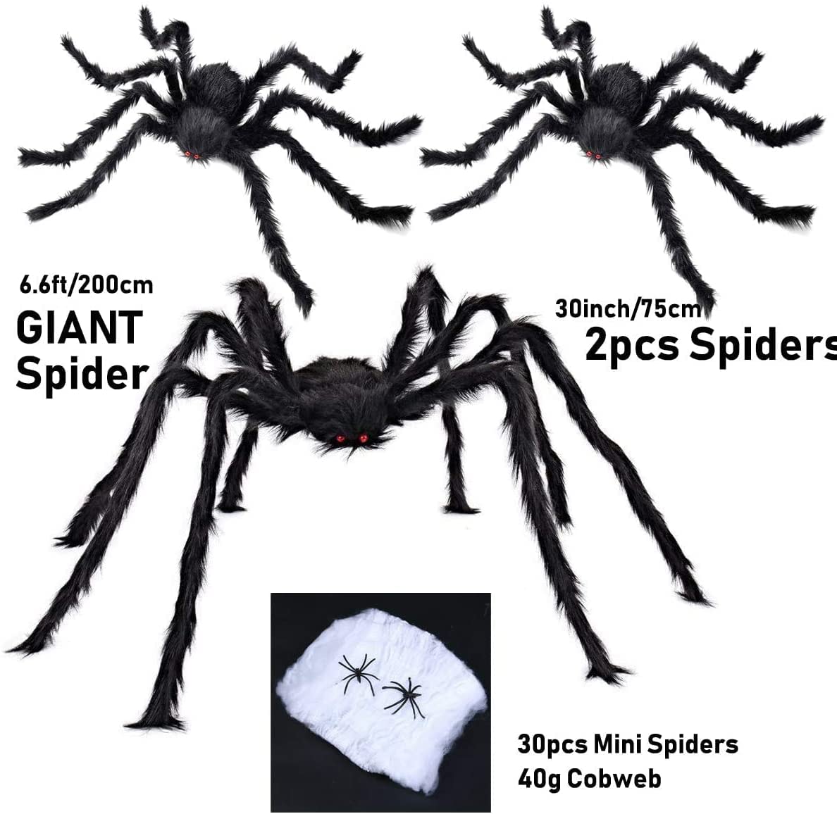 iZoeL 4pcs Spider Set, set3