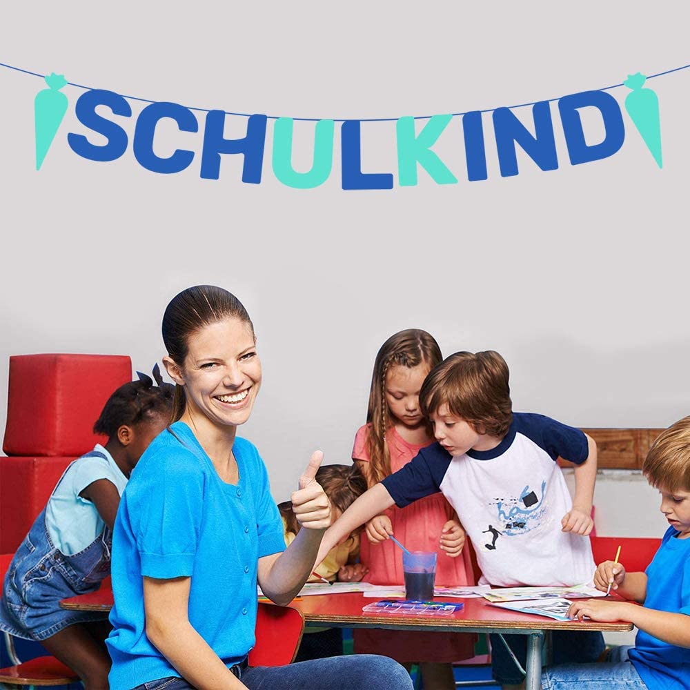 iZoeL Schuleinführung Schulanfang Einschulung Deko for girls