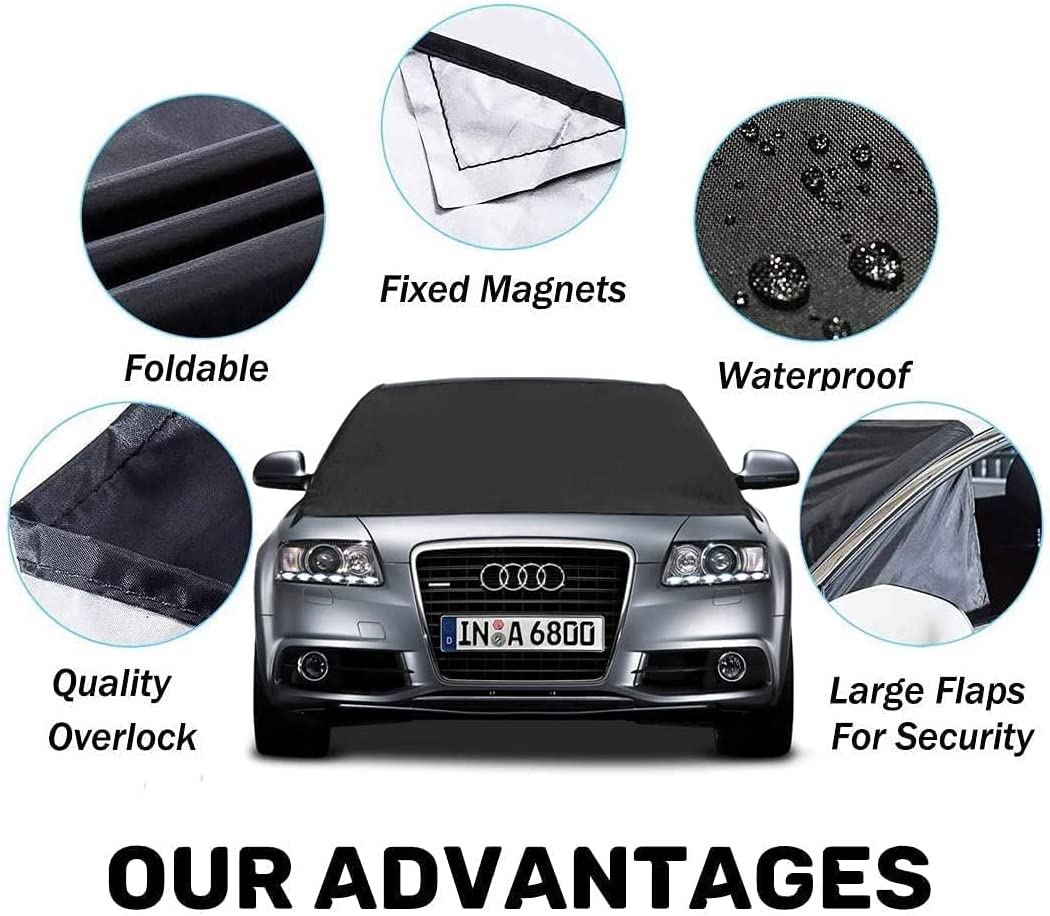iZoeL Magnetic sun windshield