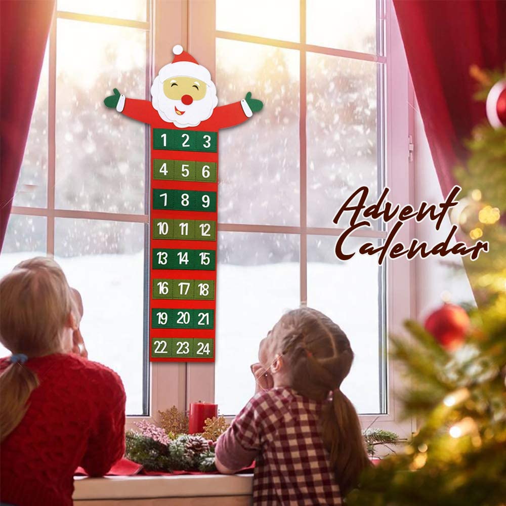 iZoeL Christmas Advent Calendar 2019, 24 Days Gift Jewellery Charms, with 16 Charms, 2 Pendant, 2 Bracelet and 3 Necklace, 2 Ring, 1 Keychian for Girl Kid Children Women Adult