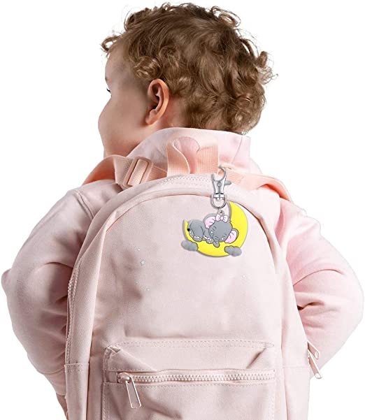 iZoeL 20 Sets Baby Shower Party Favors for Guest Gift, Baby Elephant Keychains Pink -cloud (Baby Shower unknown)…