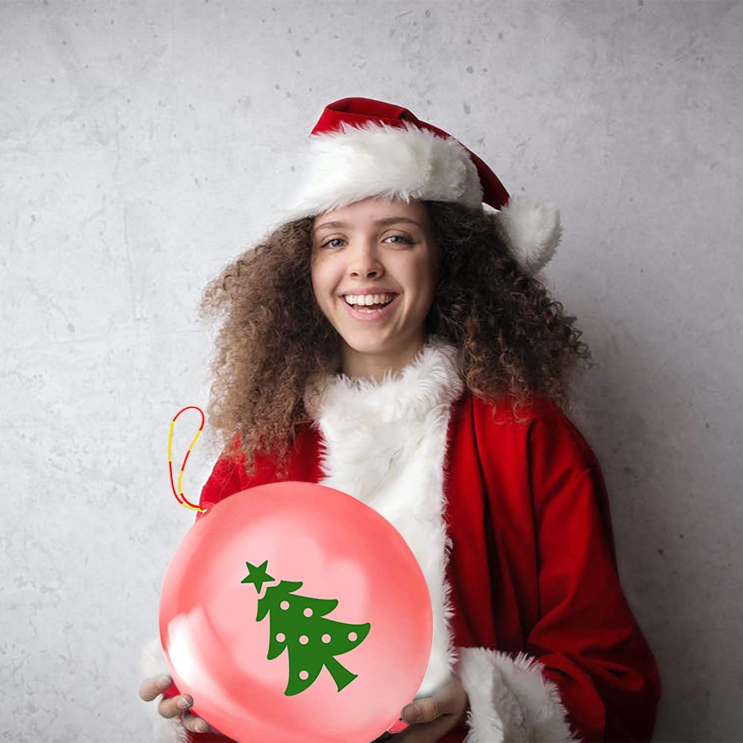 iZoeL 36pcs XL Christmas Party Punch Balloons Party Bag Filler for Kids Children Game Party Pack Punching Balloon Birthday Party Favor Supplies New Year Party