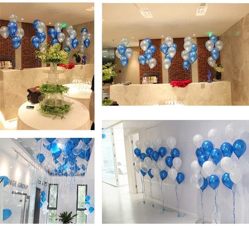 iZoeL Blue Birthday Party Decoration Boys, Blue Happy Birthday Banner Confetti Balloon Heart Star Balloon plus 10g Birthday Table Confetti for Baby Shower Kid Girl Man Birthday Supplies