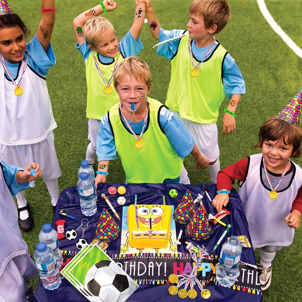 iZoeL Soccer Balloon Spinning Ball Keychain Medal Whistle Pen Bag Bracelet Sticker Blowing Dragon