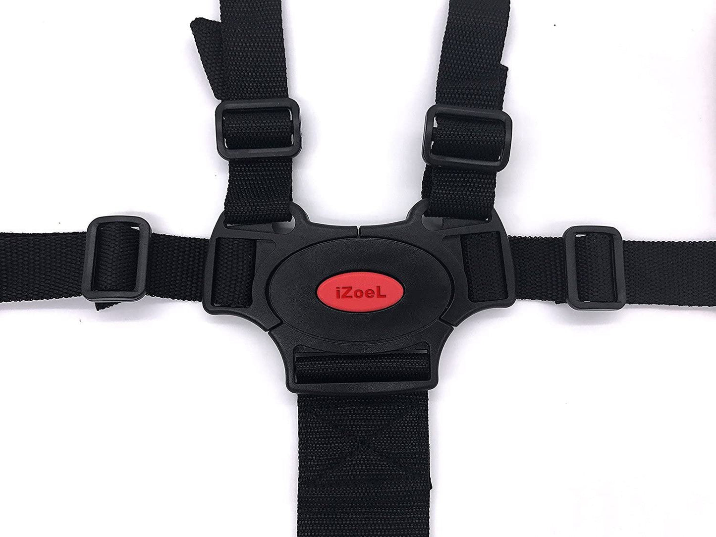 iZoeL 5 Point Car Seat Anti Escape Harness Baby Seat Belt High Chair Straps with Shoulder Pads Adjustable for Highchairs Buggy Pushchair - Protect children
