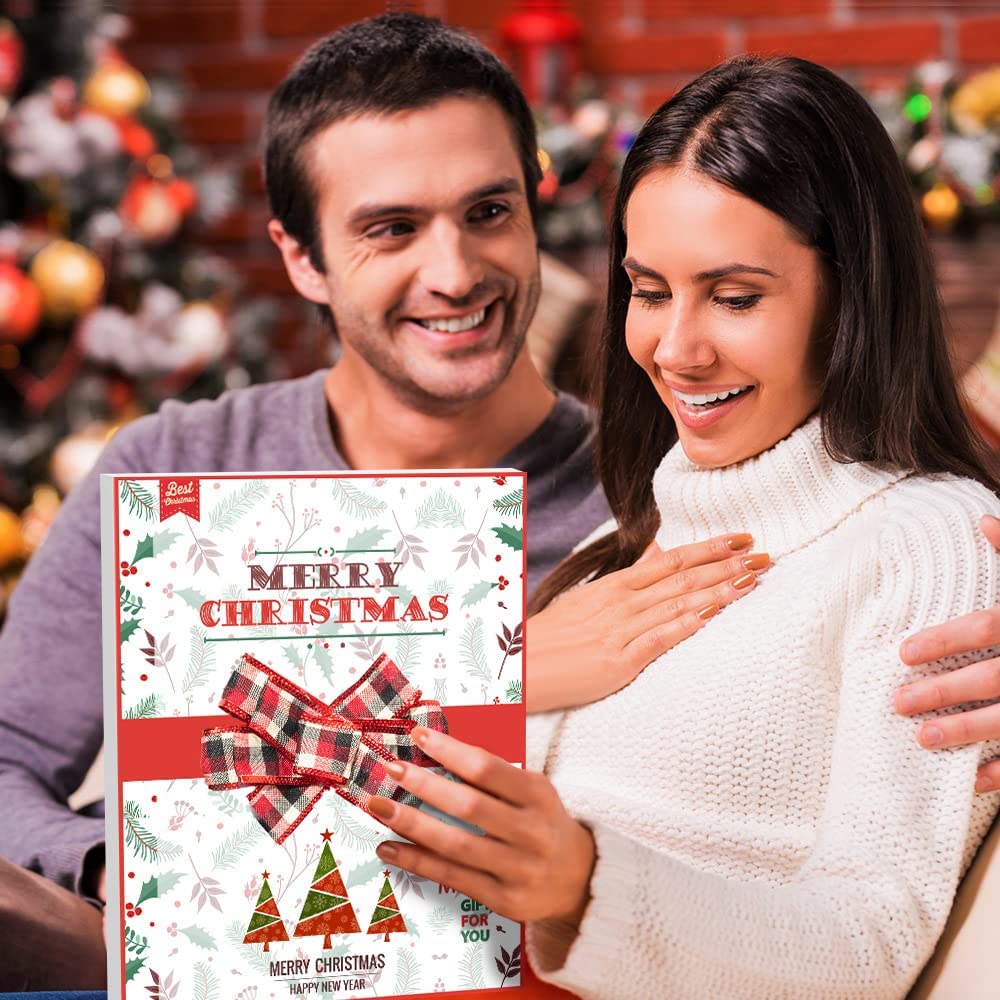 iZoeL Jewellery Advent Calendar 2022 Women Girls, 24 Surprises with Necklace Earrings Rings Bracelets Anklet Jewelry Calendar for Wife Mother Girlfriend Daughter Granddaughter