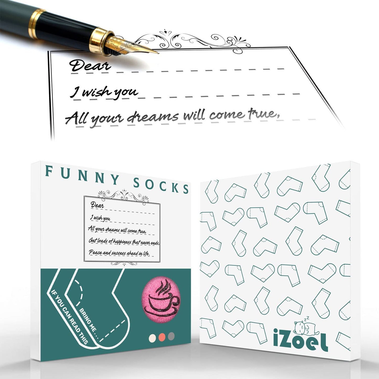 iZoeL Bring Me Funny Fuzzy Socks for Women Wife Daughter Girlfriend 4-7