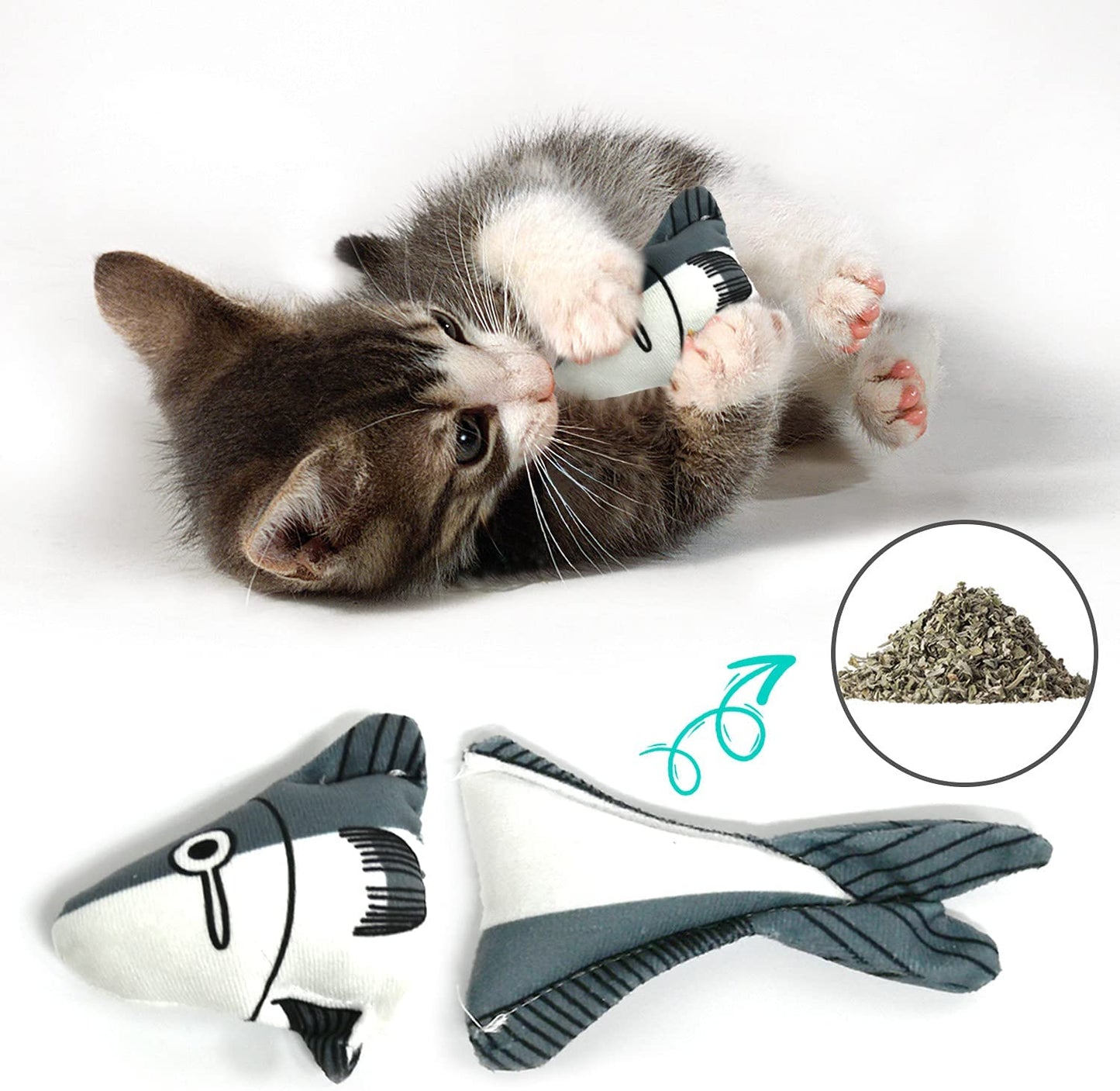 iZoeL Cat Toys Advent Calendar 2021 Christmas, 24Pcs Interactive Cat Toys - Christmas Collars Bow Tie, Fish, Fake Mouse, Bell Balls and Column Bell Toys, for Cats
