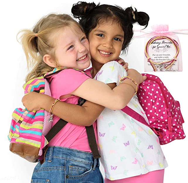 iZoeL 15 x Wish Bracelets plus 15 Organza Bags and 15 Gift Cards, Unicorn Bracelets Good Luck Friendship Wishing Charm Good Luck Present, Party Bag Fillers for Kid Girl Boy Adult