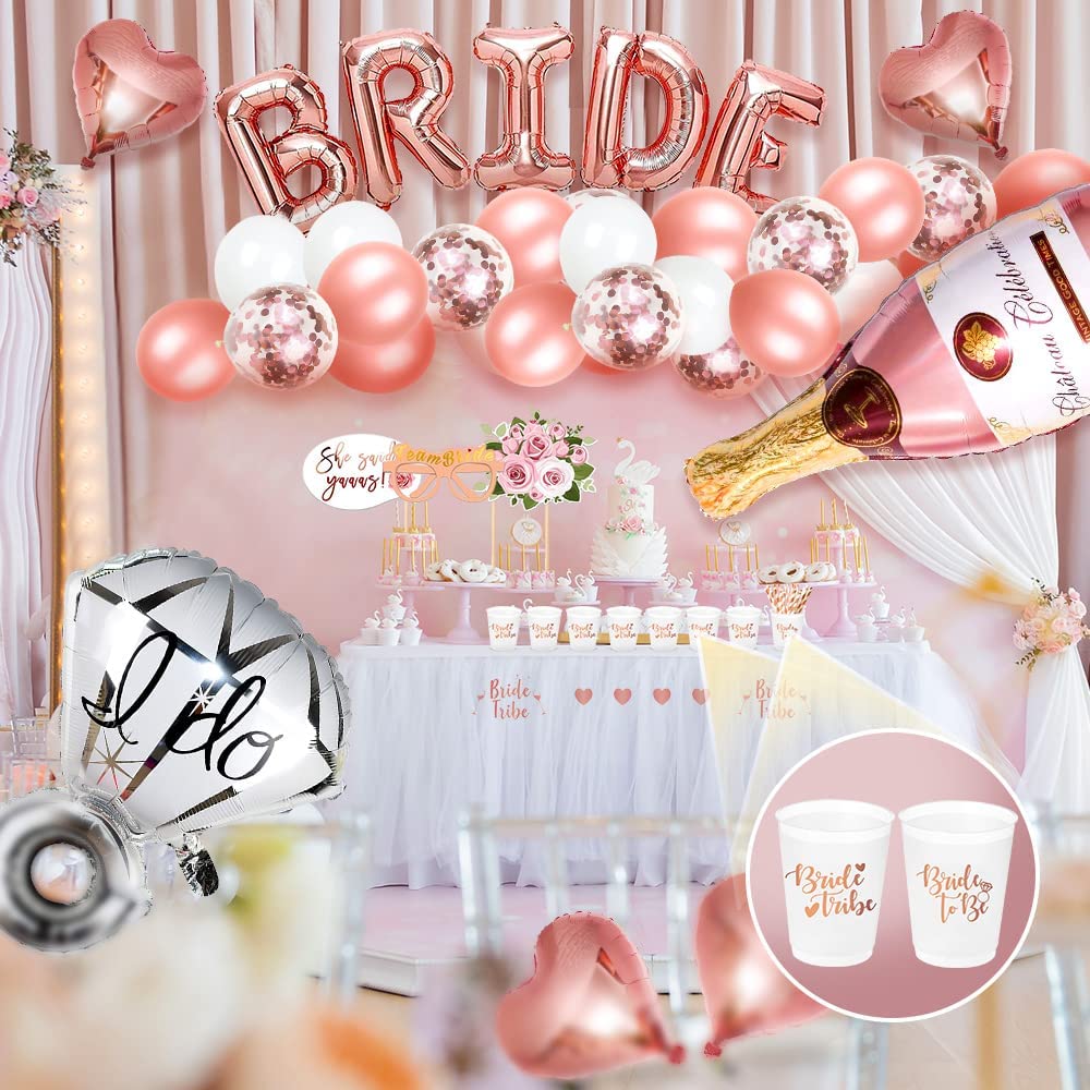 iZoeL Bride Party Decoration,Cup,Straw