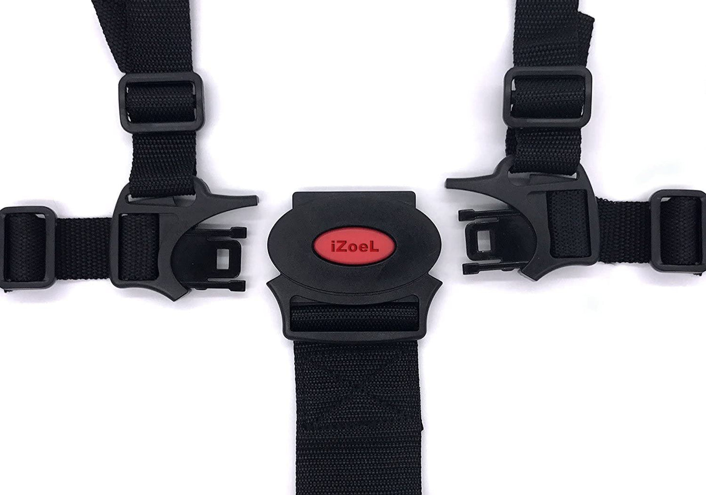iZoeL 5 Point Car Seat Anti Escape Harness Baby Seat Belt High Chair Straps with Shoulder Pads Adjustable for Highchairs Buggy Pushchair - Protect children