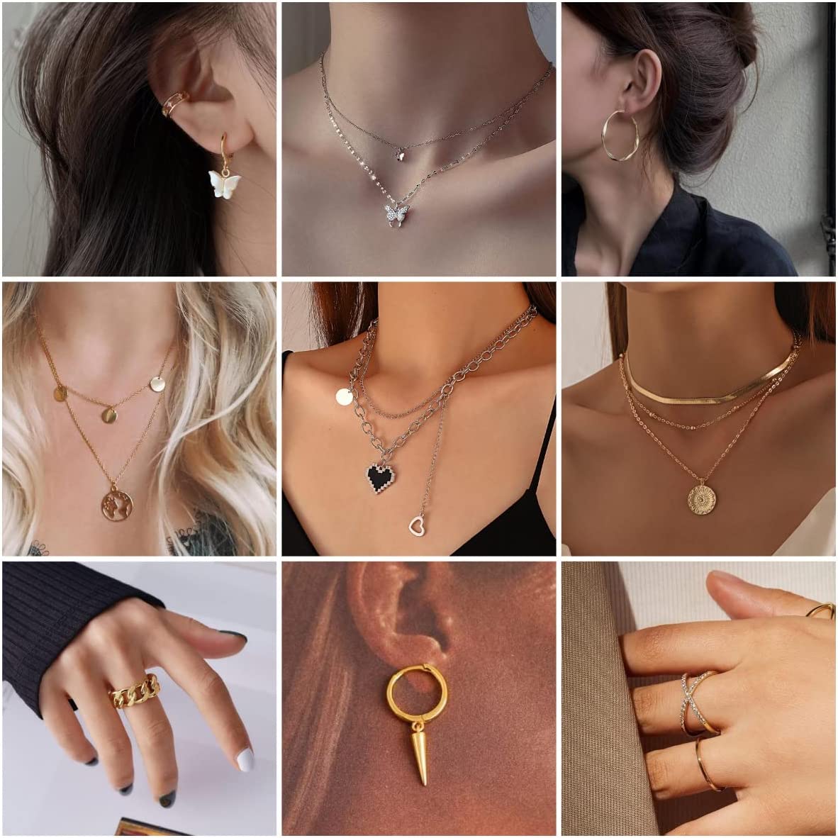 iZoeL Jewellery Advent Calendar 2022 Women Girls, 24 Surprises with Necklace Earrings Rings Bracelets Anklet Jewelry Calendar for Wife Mother Girlfriend Daughter Granddaughter