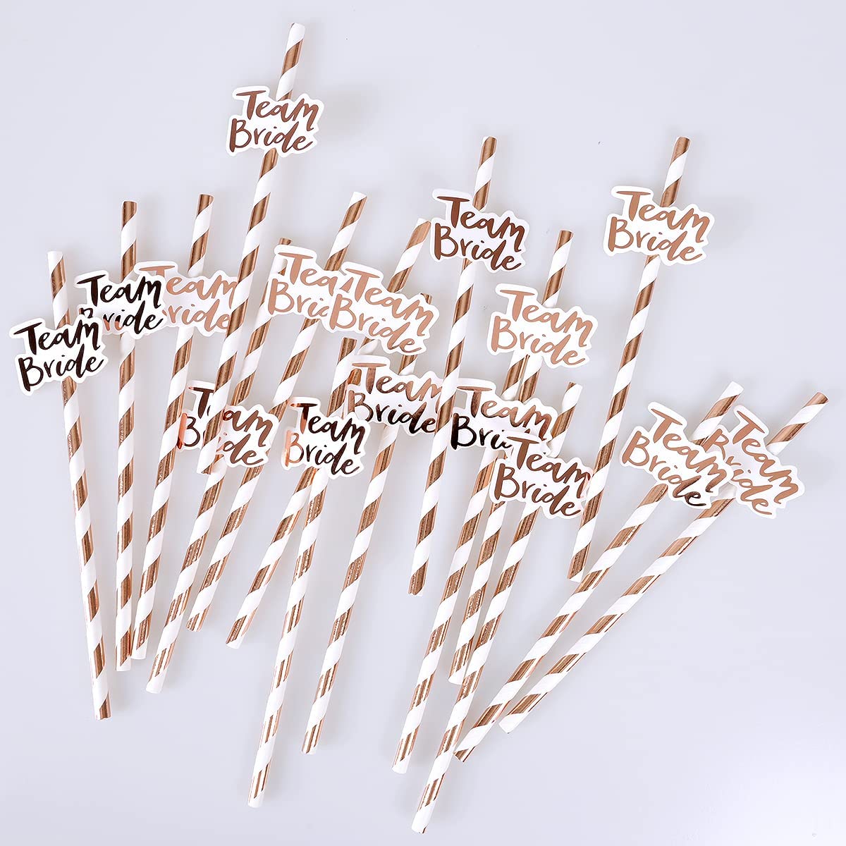 iZoeL Hen Party Accessories, 16 Hen Party Cups Straws, 1 Bride Bracelet Bride Tribe Bracelet, Tattoos Bride Tribe - Hen Party Decoration Hen Party Bag Fillers Hen Do Bride to Be Decorations