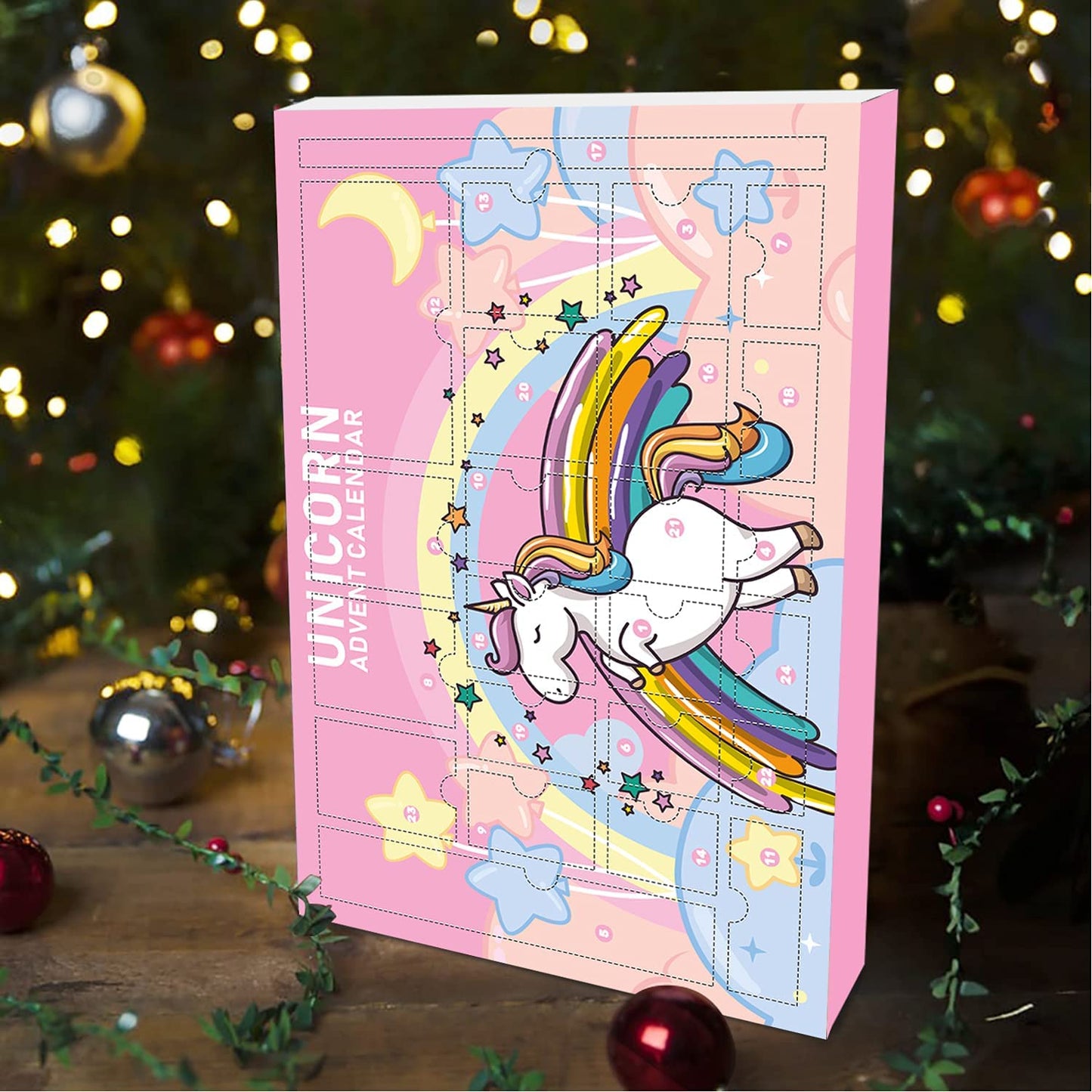 iZoeL Unicorn Advent Calendar 2021 Girls Christmas, 24 Days Novelty Gifts, Jewelry, Unicorn Accessories, Coin Purse, Countdown Days to Christmas Holiday, Xmas Surprise Gift for Girls Kids