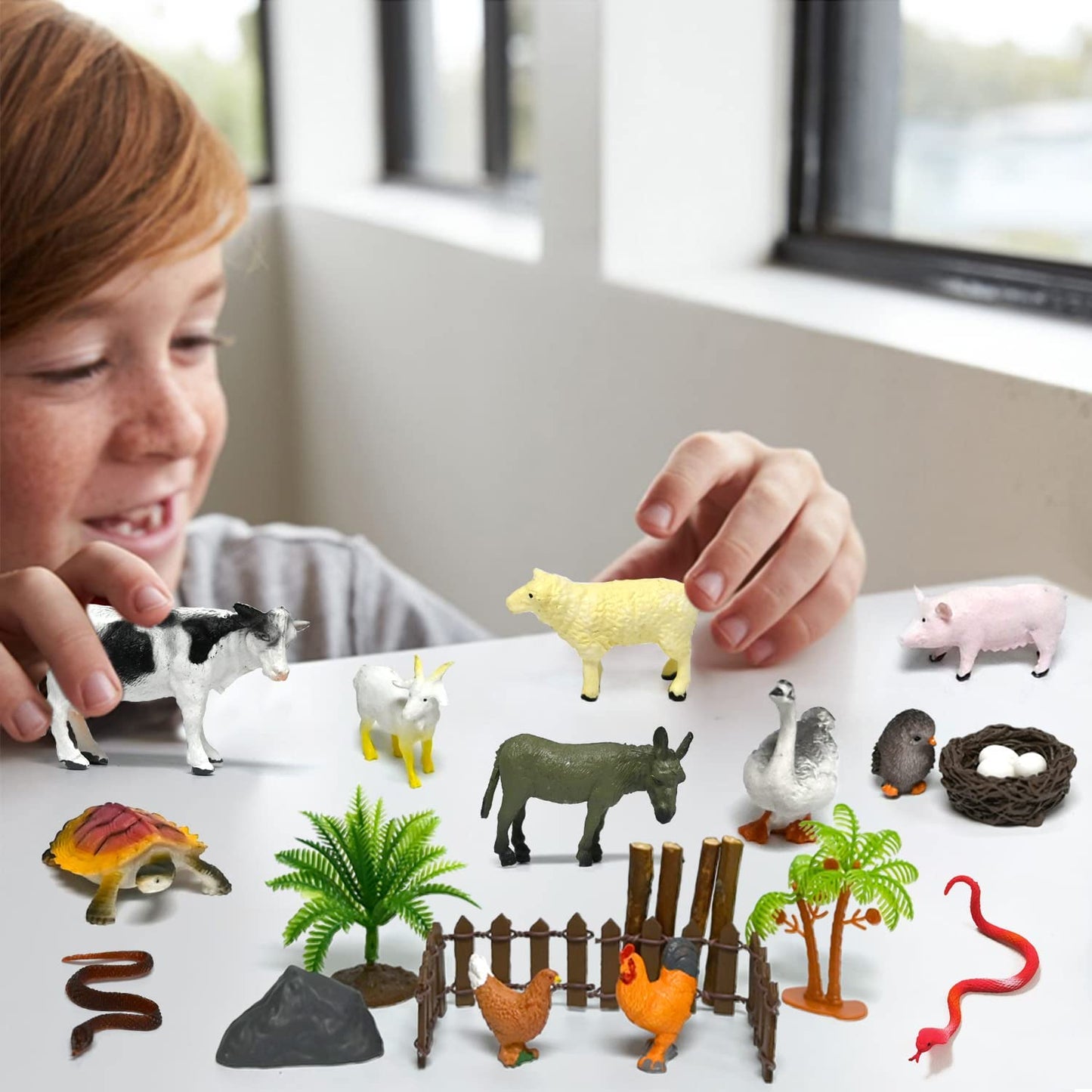 iZoeL 24 Piece Farm Set - Old Style
