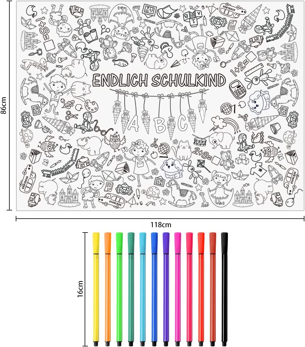 iZoeL Doodle Tablecloth