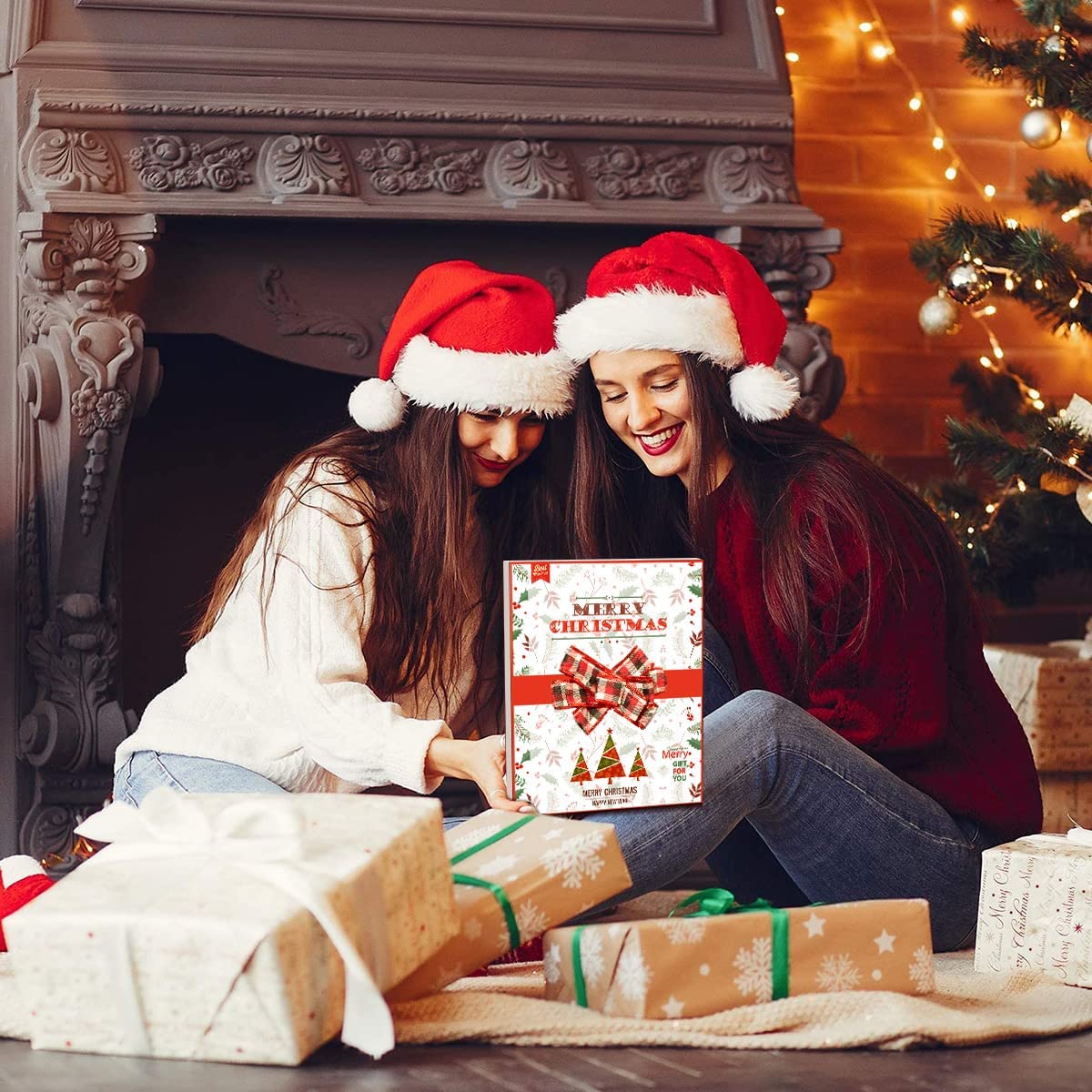 iZoeL Jewellery Advent Calendar 2022 Women Girls, 24 Surprises with Necklace Earrings Rings Bracelets Anklet Jewelry Calendar for Wife Mother Girlfriend Daughter Granddaughter