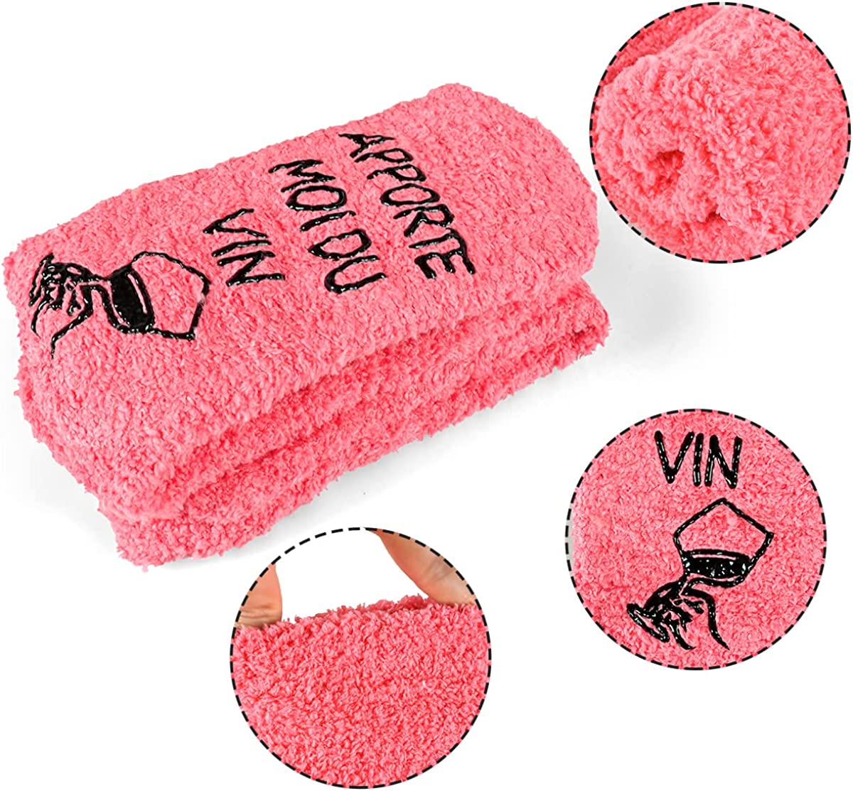 Red Wine Socks - Watermelon Red…