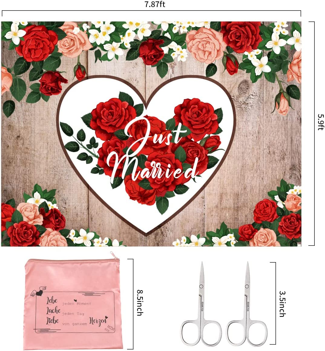 iZoeL Wedding Curtain