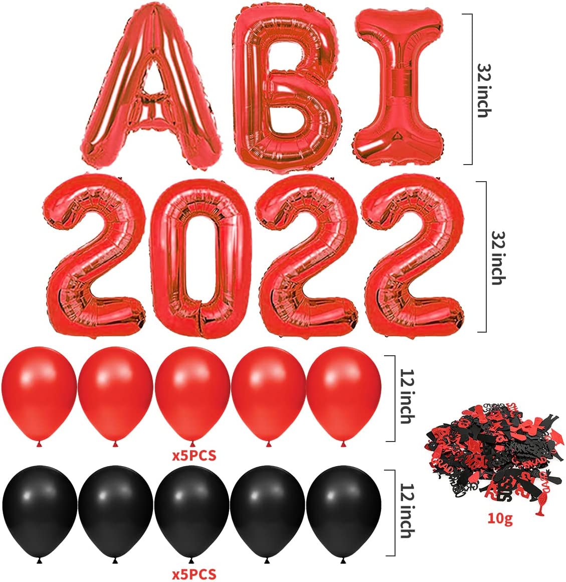 iZoeL Red ABI 2022 Balloon