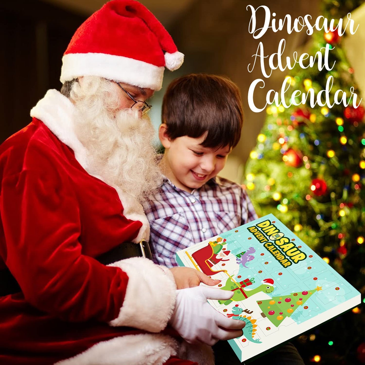 iZoeL Dinosaur Advent Calendar 2021 Boys Kids, Dino Figures, Stationery, Necklace, Keychains, Crayon, Brooch, Post-it Notes Christmas Countdown Days - 24 Xmas Surprise Gift