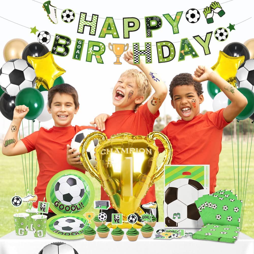 iZoeL Football Balloon Party Cutlery Set