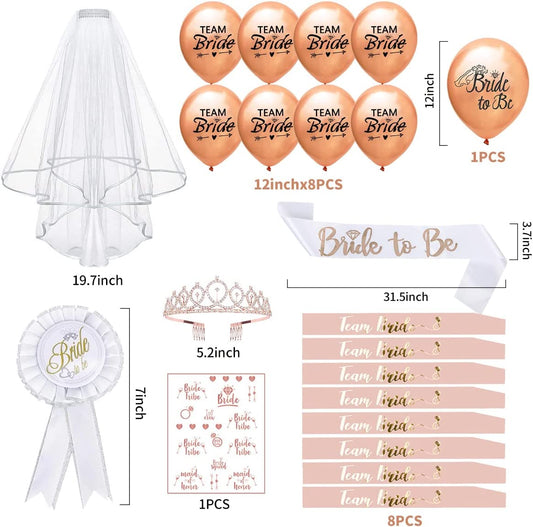 iZoeL Team Bride Party Decoration