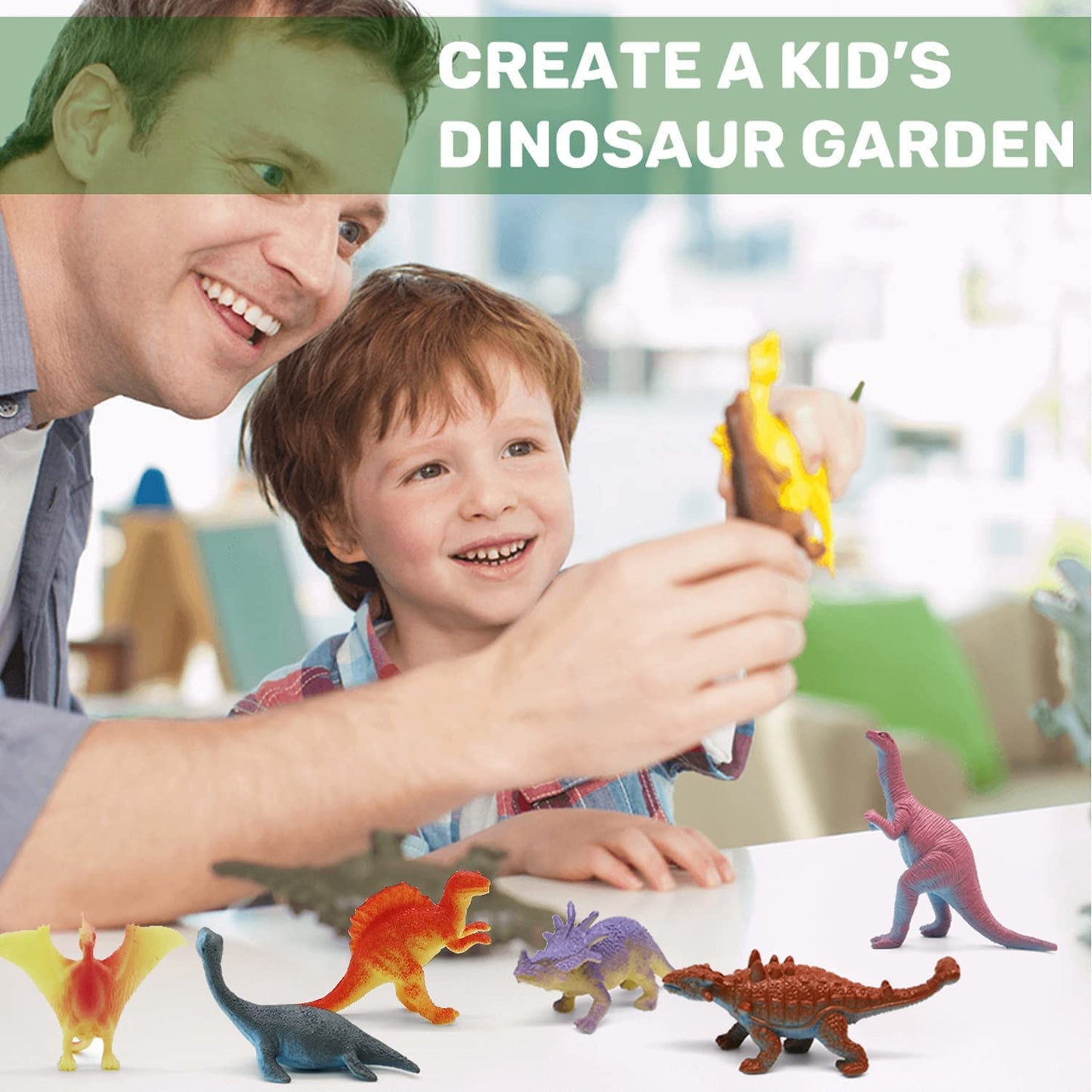 iZoeL Dinosaur Advent Calendar for Boys Kids 2021 Christmas, 24 Dinosaurs Figures Playset with Game Map, Countdown Days to Christmas Holiday, Xmas Surprise Gift for Son Grandson Brother (Paper)