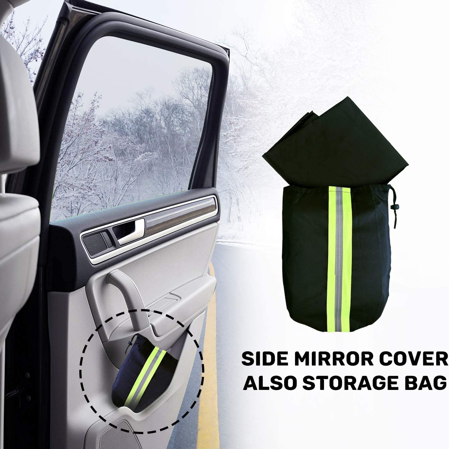 iZoeL Magnetic sun windshield