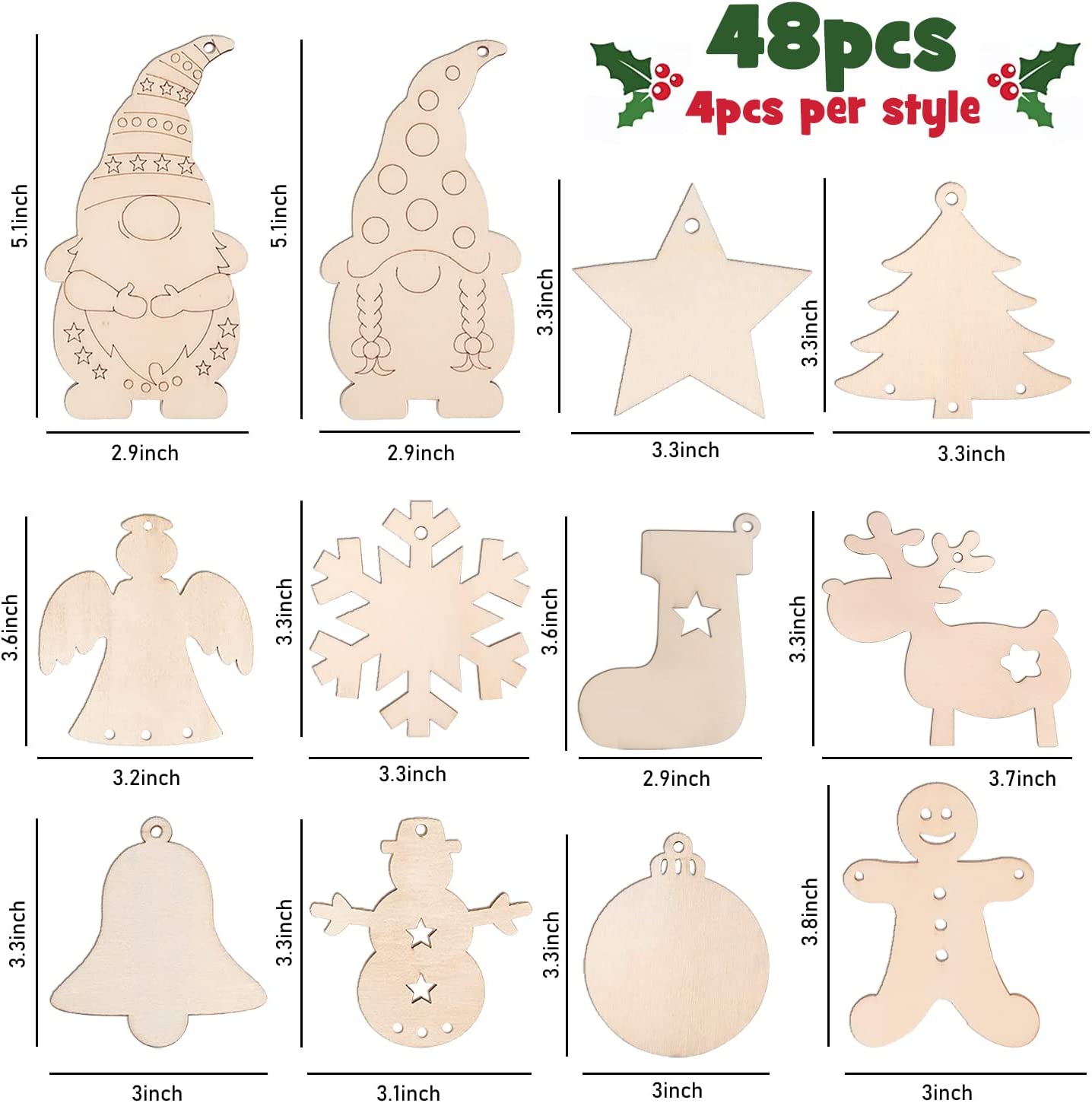 iZoeL 3D Dinosaur Cake Toppers, Dinosaur Cake Decoration, Dinosaur Happy Birthday Caker Topper, Dinosaur Cupcake Topper for Kids Boys Birthday Party Cake - 19PCS - Reusable (Christmas)