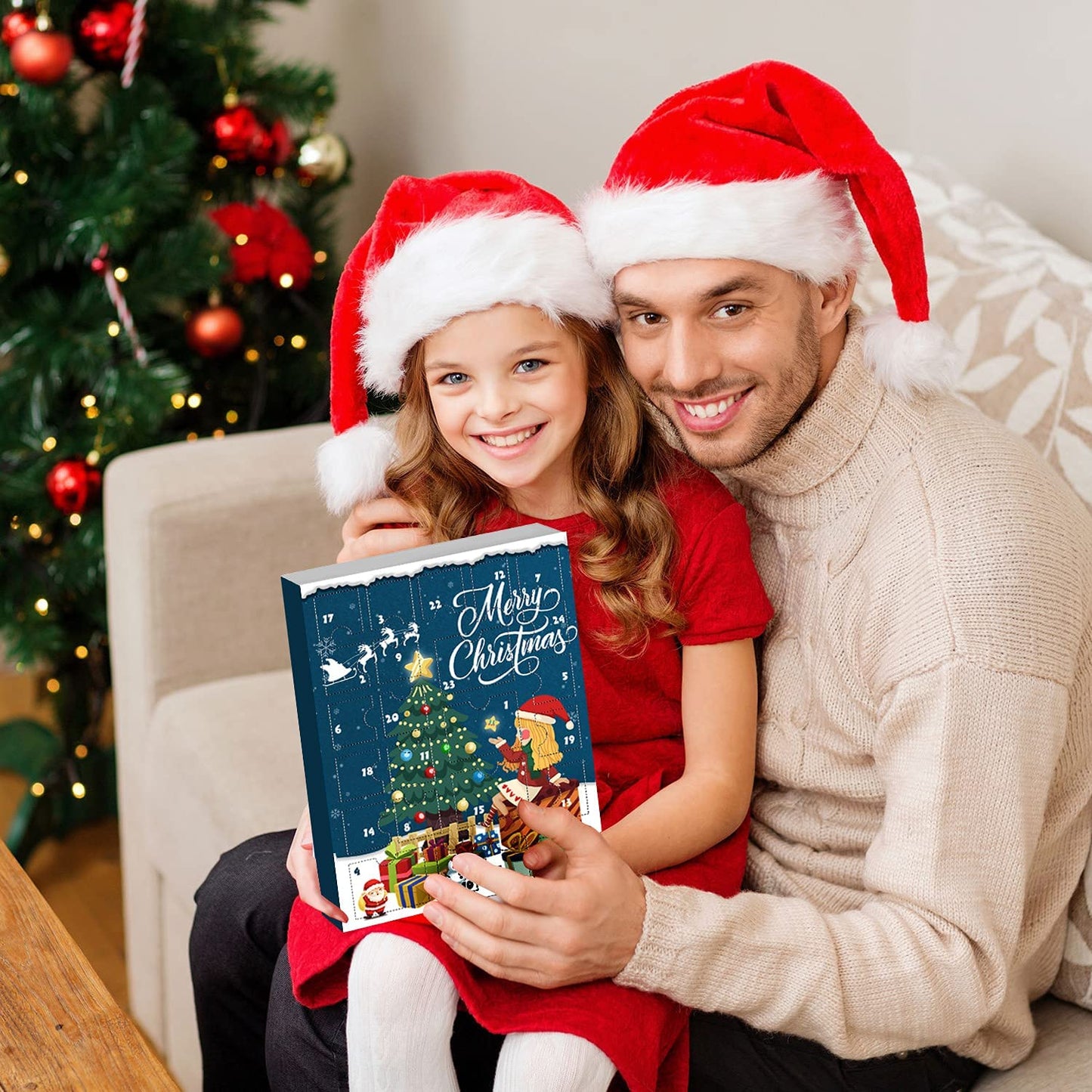 iZoeL Bracelet Advent Calendar 2022 Girls, Jewellery Advent Calendar with 2 Bracelet 5 Necklace Bracelet Making Kit 24 Countdown to Christmas Holiday, Xmas Surprise Gift for Kids Teens