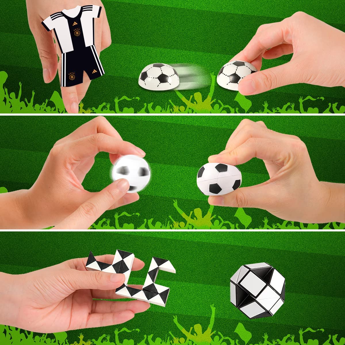 iZoeL Football Advent Calendar for Boys Girls 2022, 2022 World Football Gifts with Football Medal Whistle 24 Christmas Countdown Advent Calendar Christmas Stocking Gifts for Football Fans