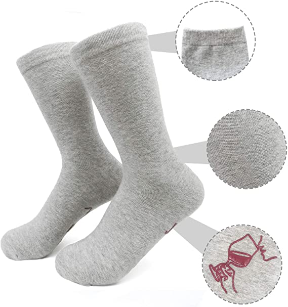 iZoeL Novelty Socks Women Funny Cotton Socks Bring mir Wein Advent Calender for Women Wife Girls Daughter