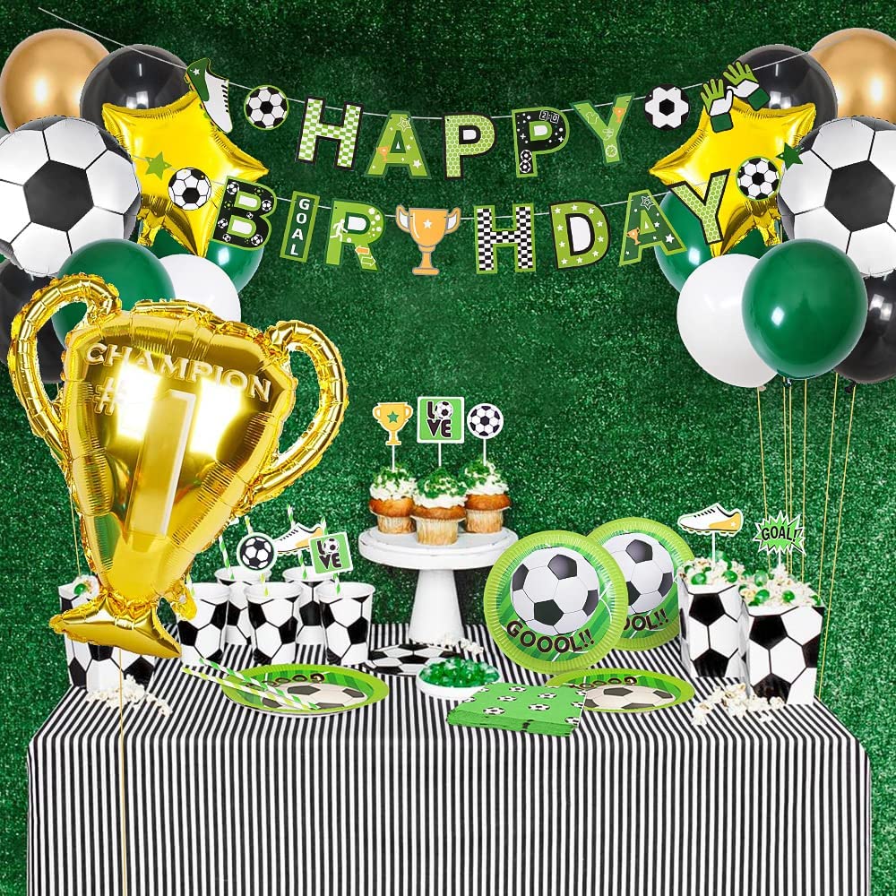 iZoeL Football Balloon Party Cutlery Set