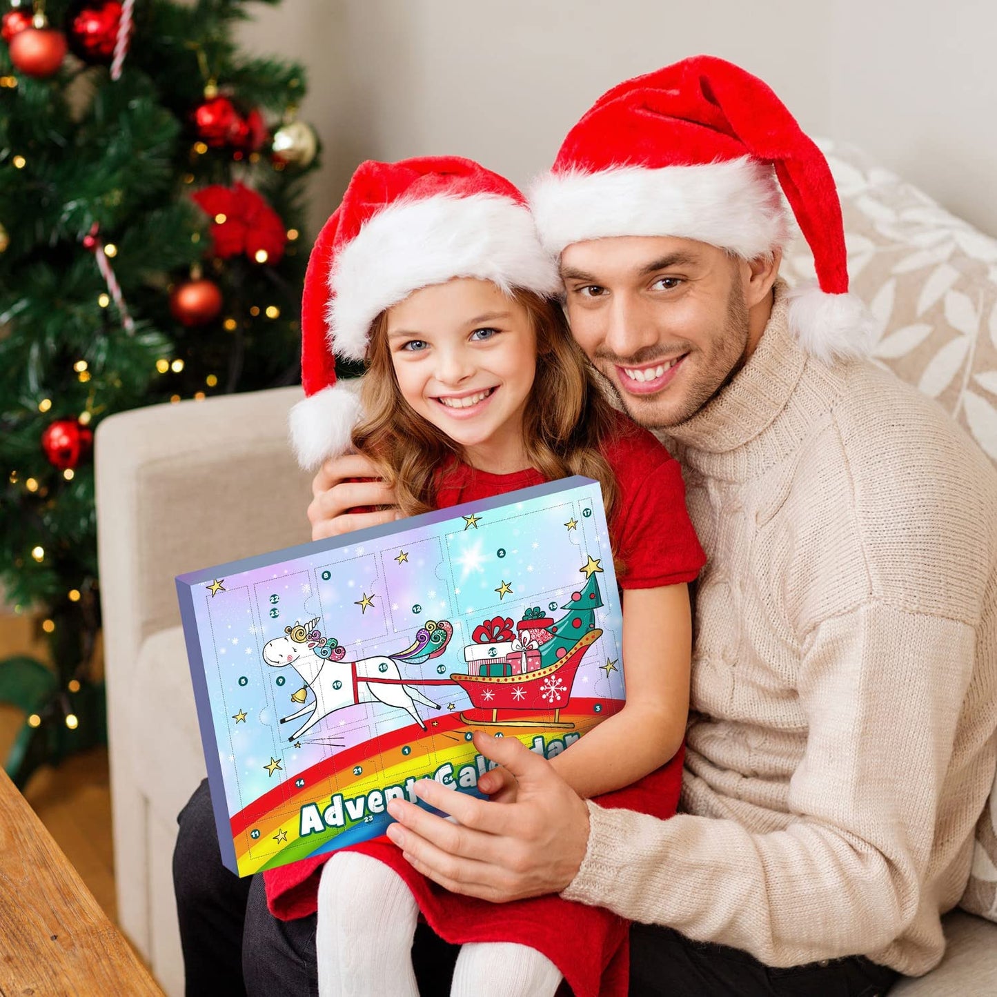 iZoeL Unicorn Advent Calendar for Girl 2022 Christmas, 24 Days Novelty Gifts, Unicorn Stationery, Accessories, Jewelry, Countdown Days to Christmas Holiday, Xmas Surprise Gift for Girls Kids Teens