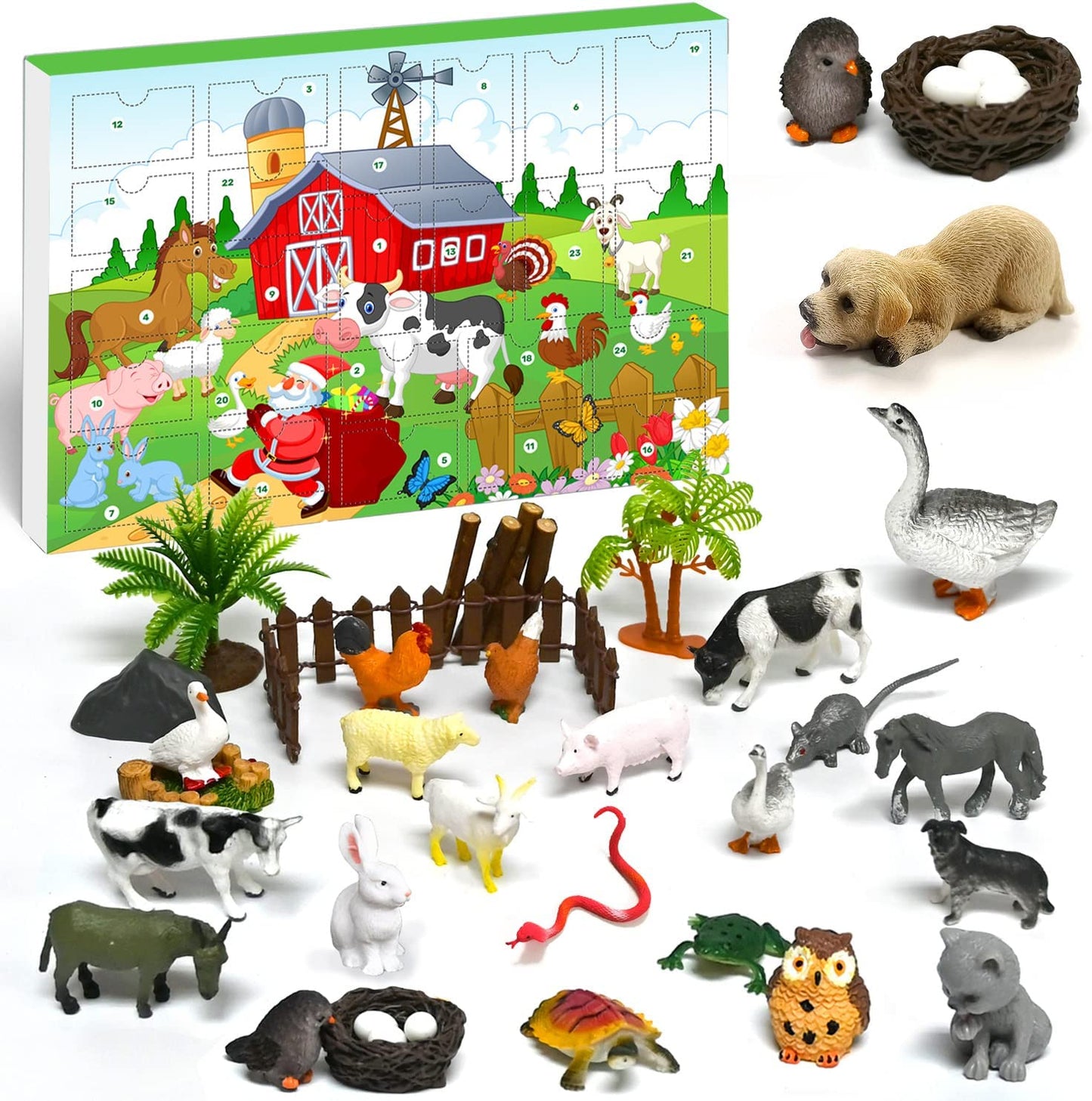 iZoeL 24 Piece Farm Set - Old Style