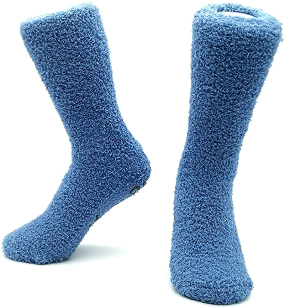 iZoeL Chocolate Blue Socks 2