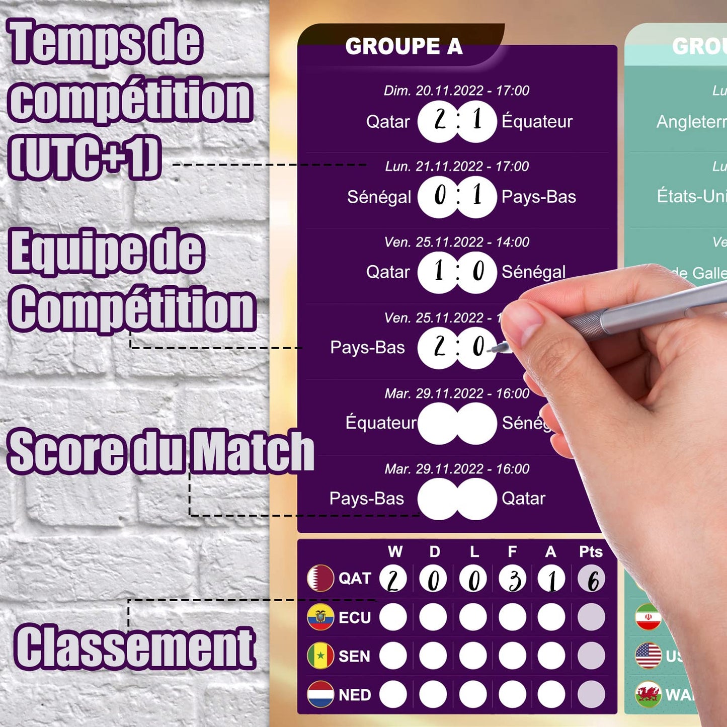 World Cup Score Sheet - France…