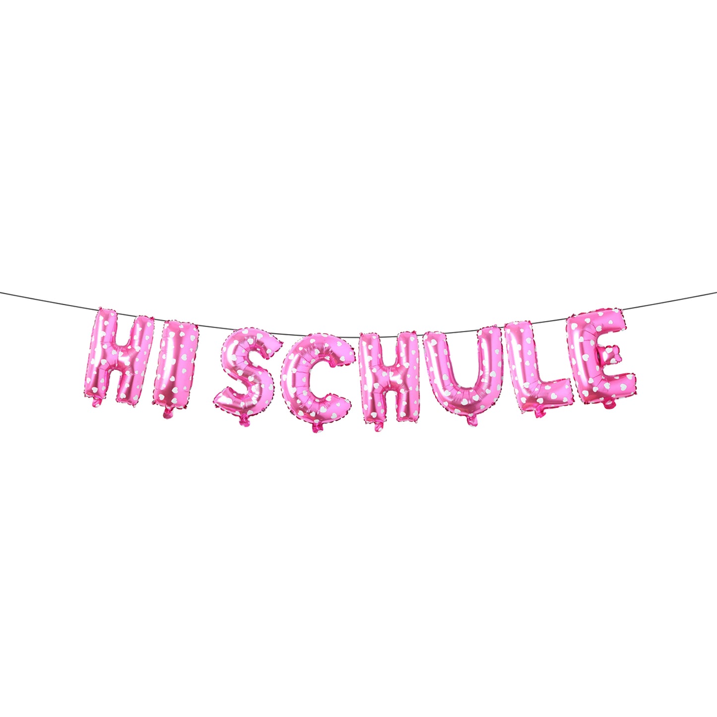 iZoeL Einschulung Deko Schulkind Girlande Rosa