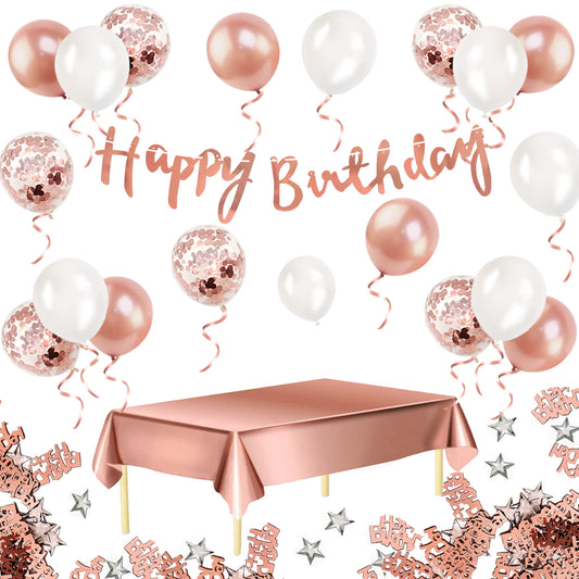iZoeL Rosegold birthday Balloons test