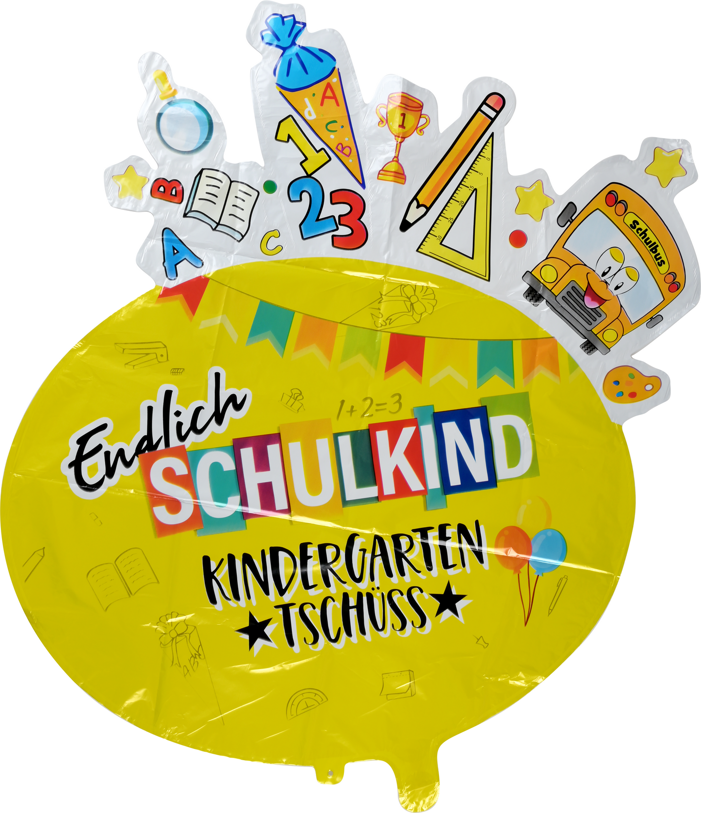 iZoeL Einschulung Deko SCHULKIND Folienballon