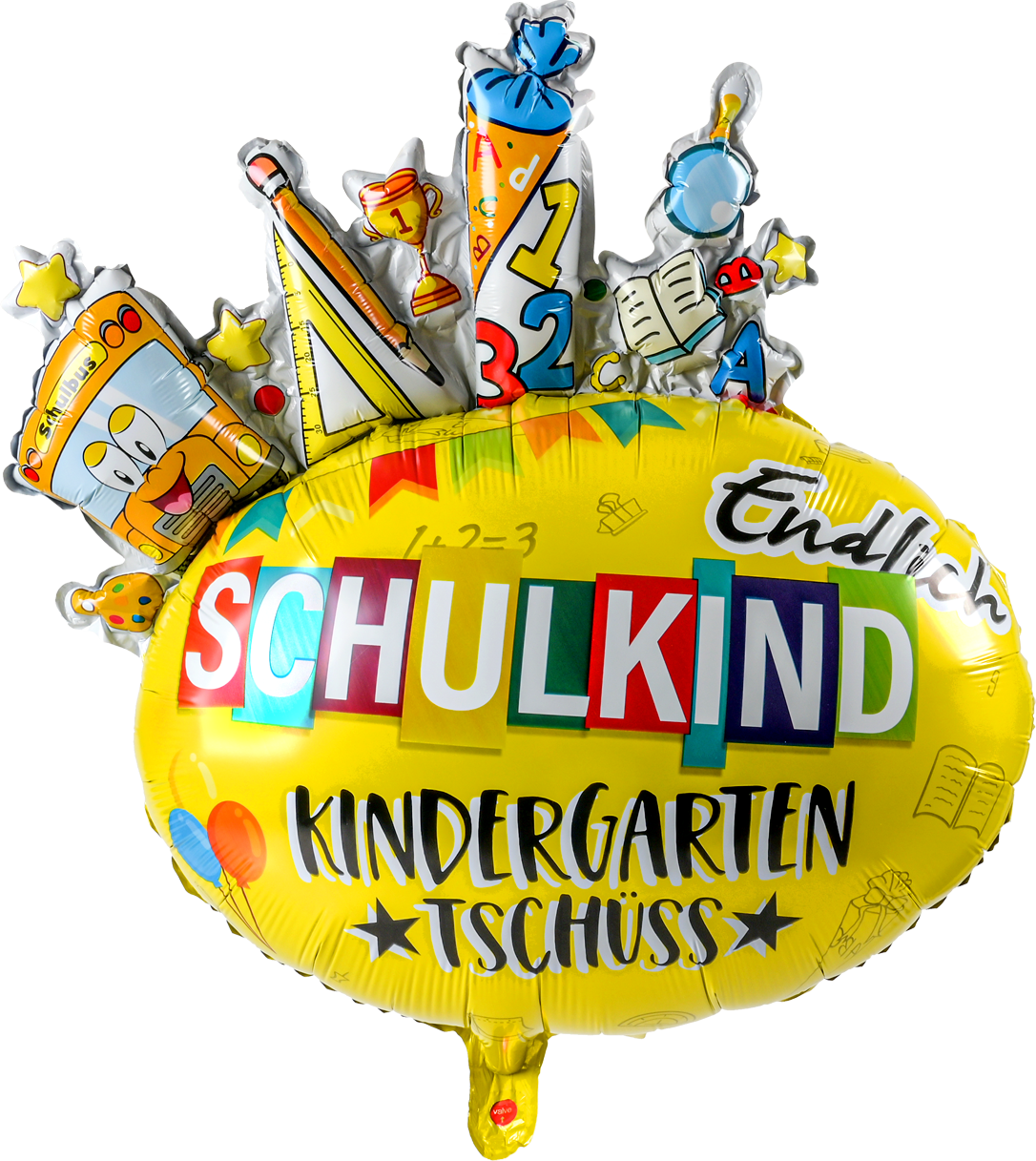 iZoeL Einschulung Deko SCHULKIND Folienballon