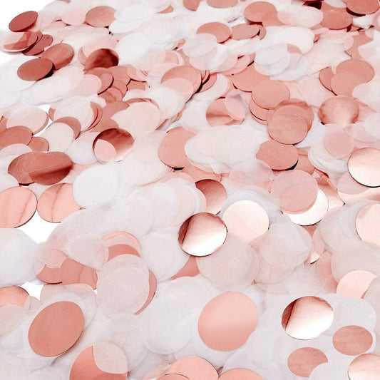 iZoeL 14000pcs Rose Gold Table Confetti Bags, Birthday Decorations for Girls Women, Wedding Baby Shower Hen Party Handicraft Decor - 140g