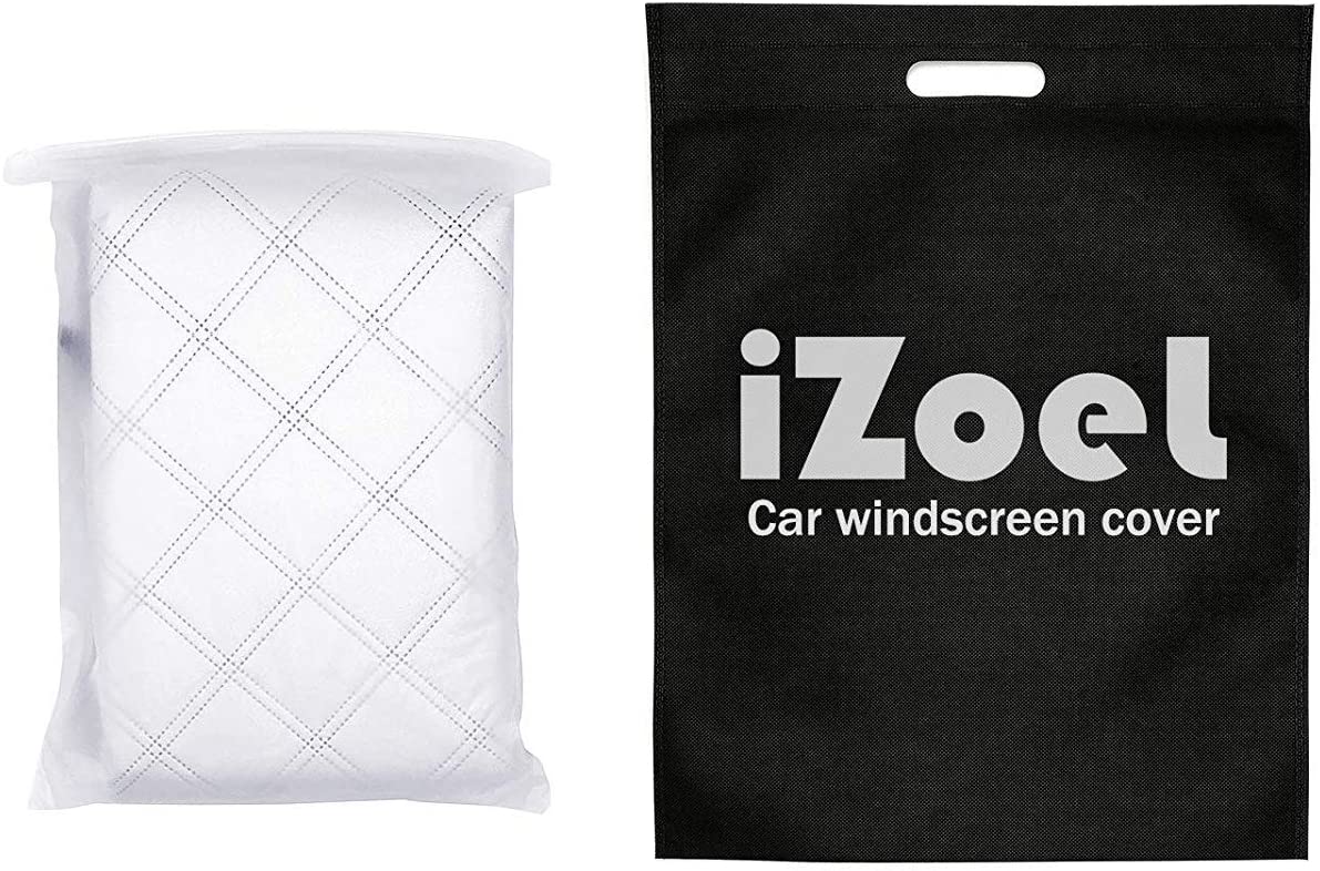 iZoeL Windscreen Cover Car screen Frost Protector Magnetic Windscreen Cover with Rear View Mirror Cover Universal for SUV Truck Van …