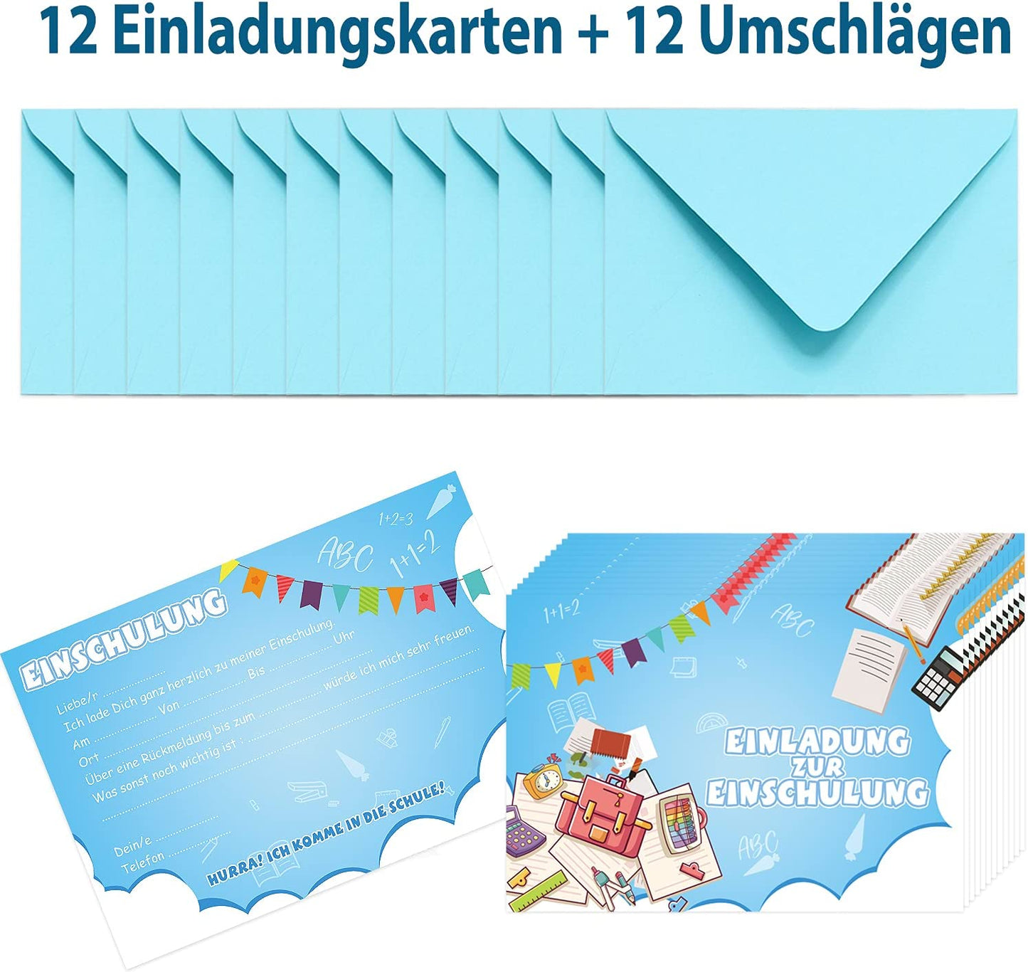 iZoeL First Day at School Decoration Set Garland Invitation Cards Napkins Cake Decoration Balloon